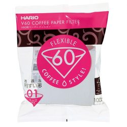 Hario V60-01 papier filtre blanc 100 pièces