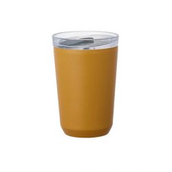 Kinto To Go Gobelet avec Bouchon 360ml - Coyote Jaune