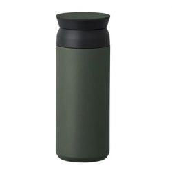   Thermos Kinto vert cendré / rouge / argent / acier inoxydable - 350 ml / 500 ml