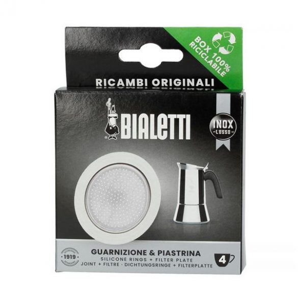 Bialetti Joint pour cafetière en acier inoxydable pour 4 places