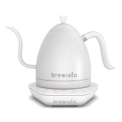   Brewista Artisan Bouilloire chauffe-eau électrique thermostatique à col de cygne 1L - blanc