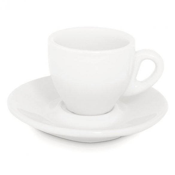 Ristretto 50 ml gobelet+assiette blanc