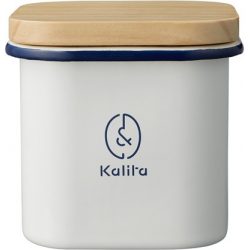 Kalita Boîte à café émaillée  - carrée - 1000ml