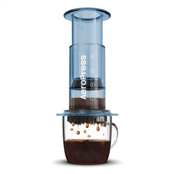 AeroPress Machine à café transparente  - Bleu/Rouge/Violet/Rose/Fumé