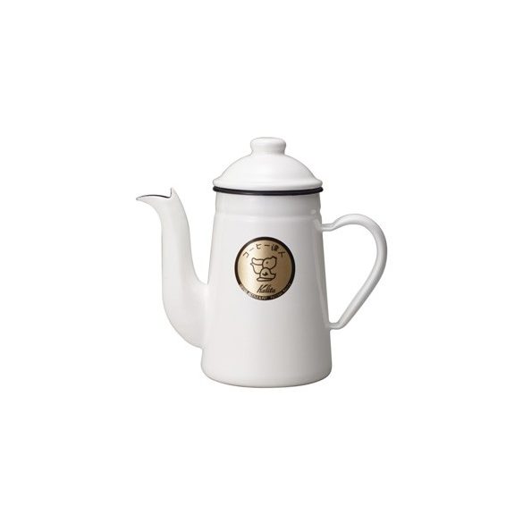 Kalita Marmite émaillée  Tatsujin Pelican 1,0L, blanc