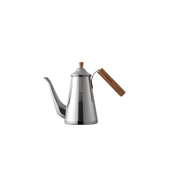 Kalita col de cygne en acier inoxydable slim drip box avec pince en bois 700 SSW - 700ml