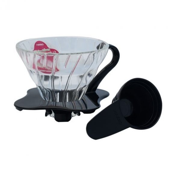 Hario V60-01 compte-gouttes en verre noir