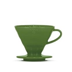   Hario V60-02 compte-gouttes en céramique - vert foncé + 40 pcs filtre