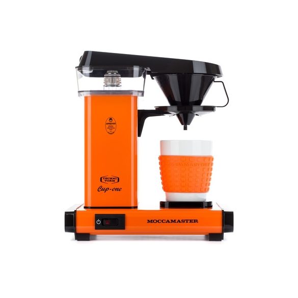 Moccamaster Cafetière filtre monotasse Cup-One - Blanc/Orange