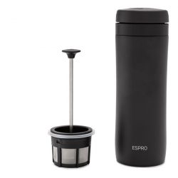   Espro Travel Coffe Press thermos noir/gris/blanc/métal - 300ml