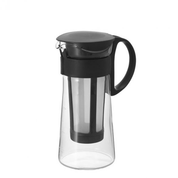 Hario Mizudashi Coffee Pot Mini – café trempé à froid / infusion à froid / machine à café 600 ml – noir