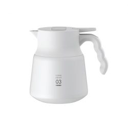   Hario Serveur Isotherme en Acier Inoxydable PLUS V60-03 blanc - 800ml