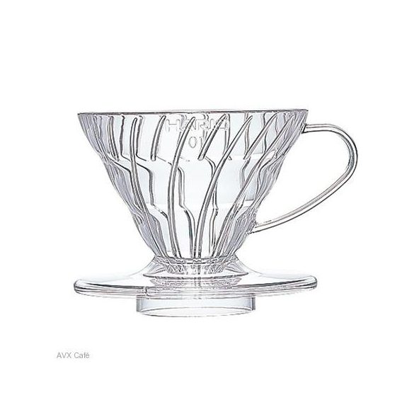 Hario V60-01 Dripper plastique transparent