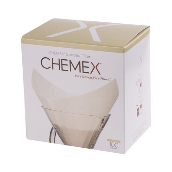 Chemex papier filtre carré blanc 6/8/10 tasses 100 pcs