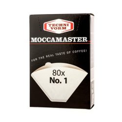 Moccamaster #1 blanc 80 pcs papier filtre